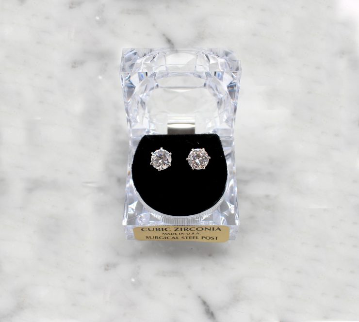 A photo of the Cubic Zirconia Studs product