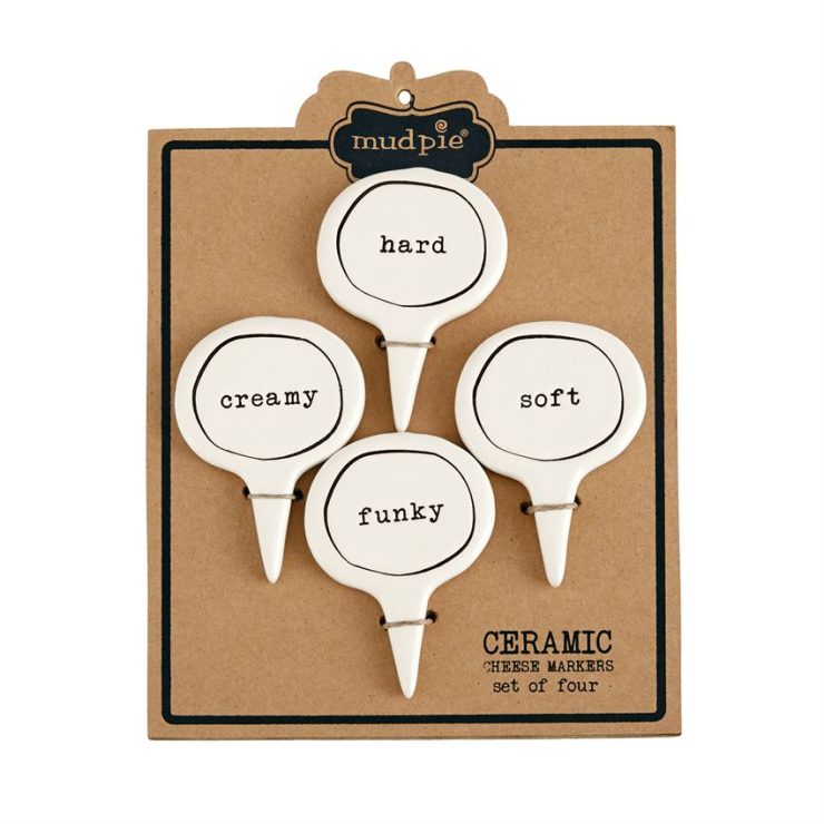 A photo of the Ceramic Cheese Marker Set product