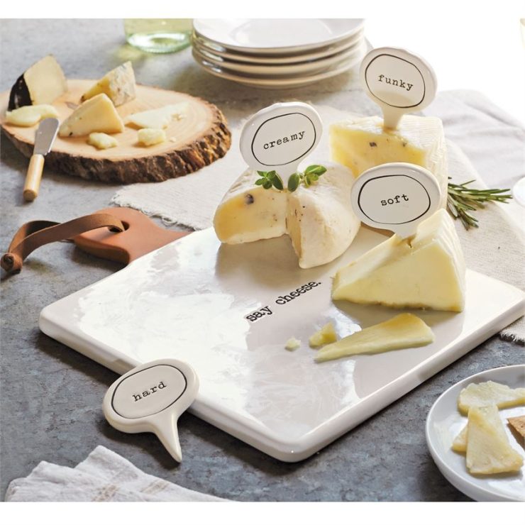 A photo of the Ceramic Cheese Marker Set product