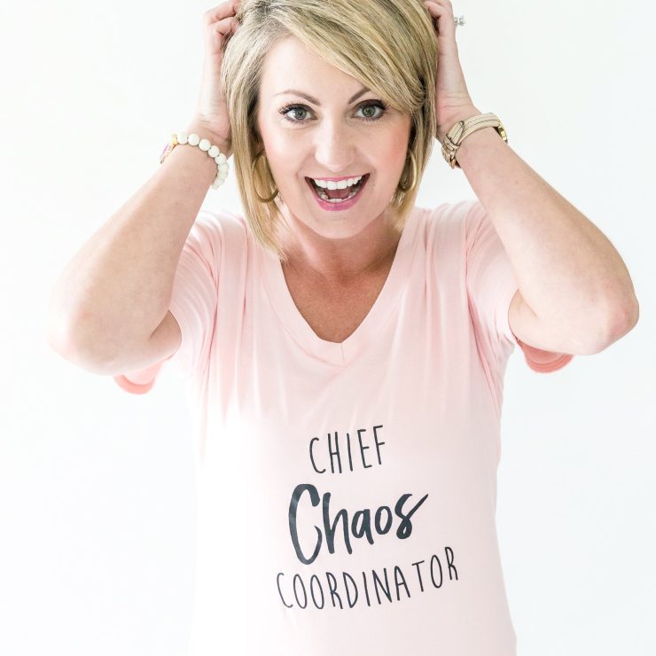 A photo of the Chief Chaos Coordinator Tee Shirt product