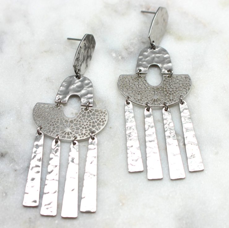 A photo of the Doily Dangle Earrings product