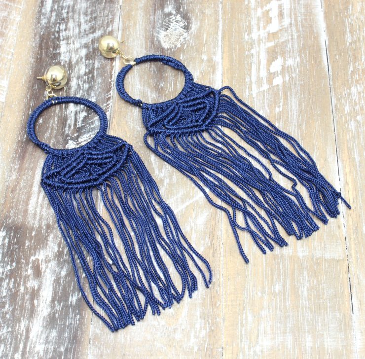A photo of the Dream Catcher Earrings product
