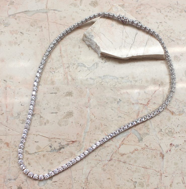 A photo of the Elegant Sparkle Necklace product