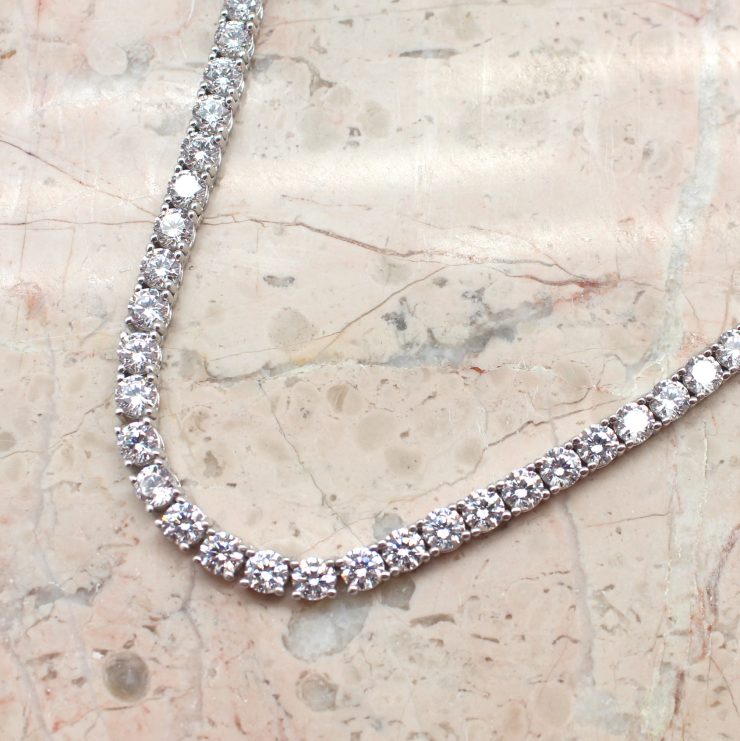 A photo of the Elegant Sparkle Necklace product
