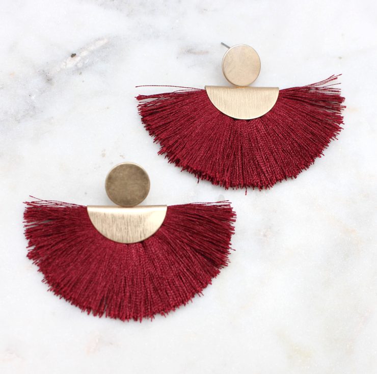 A photo of the Fringe Fever Earrings product