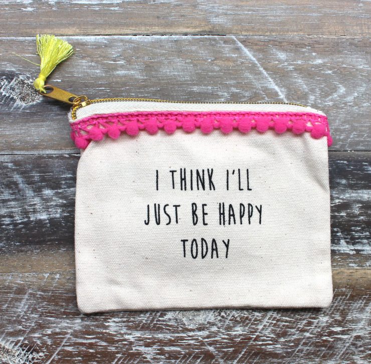 A photo of the "Happy Today" Coin Purse product