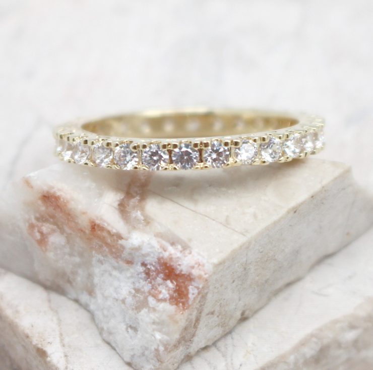 A photo of the Infinite Rhinestone Ring product