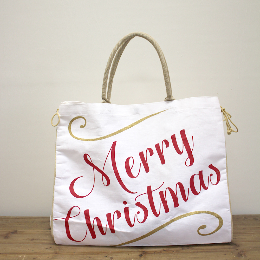 christmas shopper bag