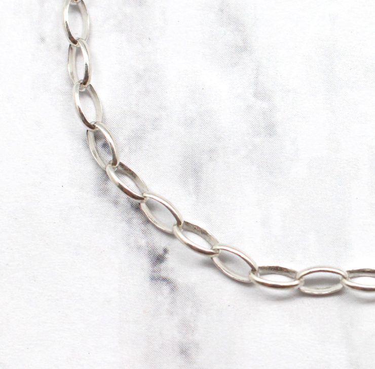 A photo of the Oval Link Anklet product