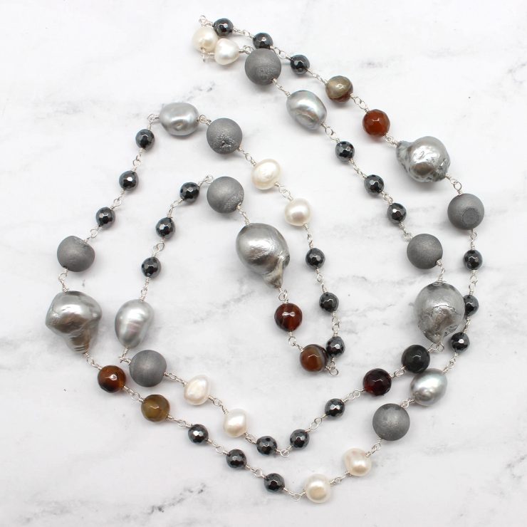 A photo of the Precious Pearl Necklace product
