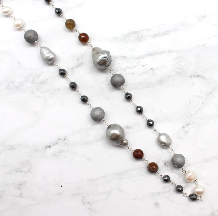 A photo of the Precious Pearl Necklace product