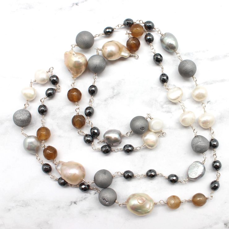 A photo of the Precious Pearl Necklace product