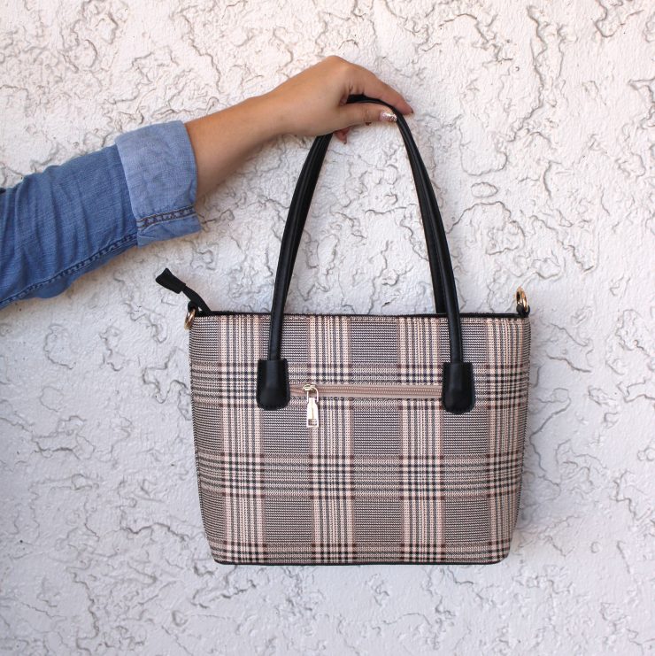 A photo of the Proper Bow Plaid Handbag product