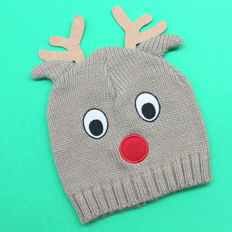 A photo of the Rudolph Beanie product