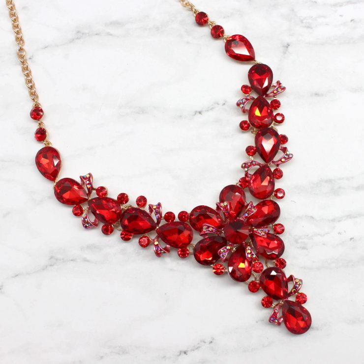 A photo of the Seeing Red Necklace product