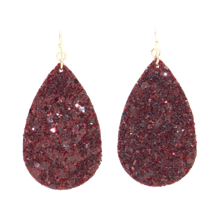 A photo of the Sparkle Petal Earrings product