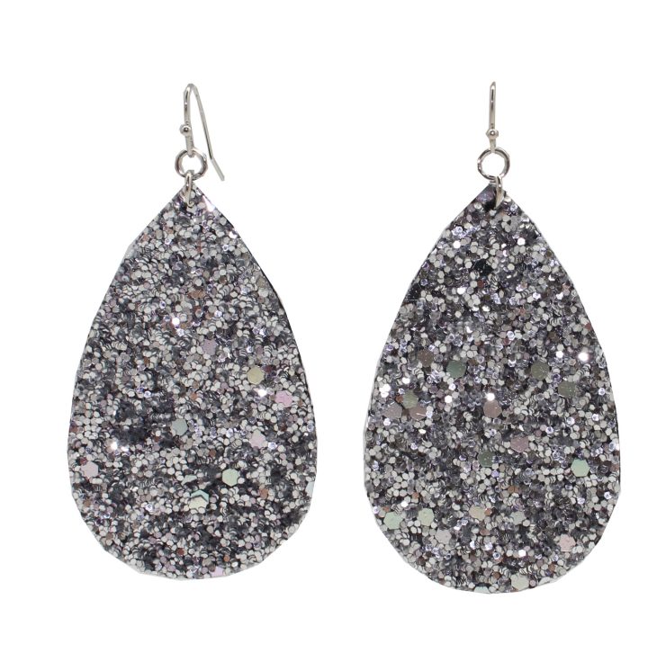 A photo of the Sparkle Petal Earrings product