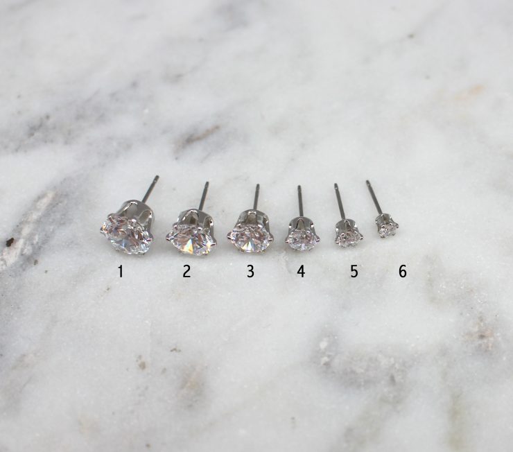A photo of the Cubic Zirconia Studs product