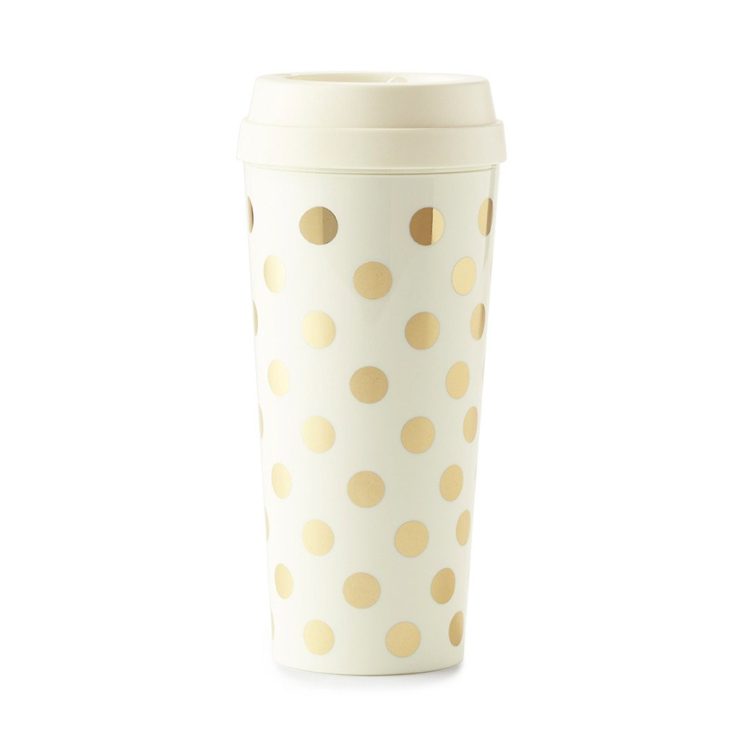 A photo of the Gold Dot Thermal Tumbler product