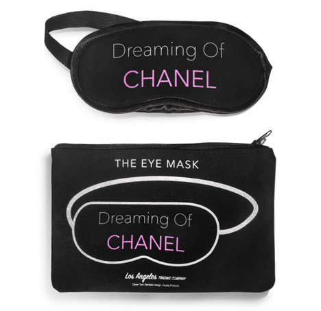 Chanel Travel Set Blanket & Sleep Eye Mask Black/Grey Wool/Silk – Coco  Approved Studio