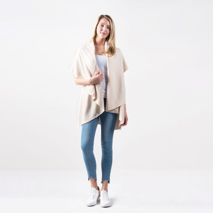 A photo of the Basic Shawl Vest product