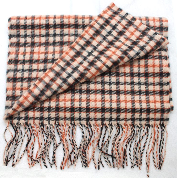 A photo of the Harvest Stripe Cashmere Feel Scarf product