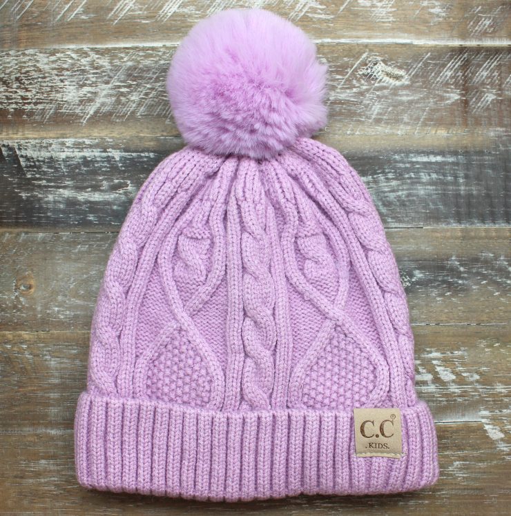 A photo of the Kids Pom Beanie product