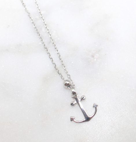 A photo of the Little Anchor Necklace product