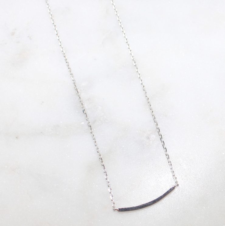 A photo of the Little Bar Necklace product