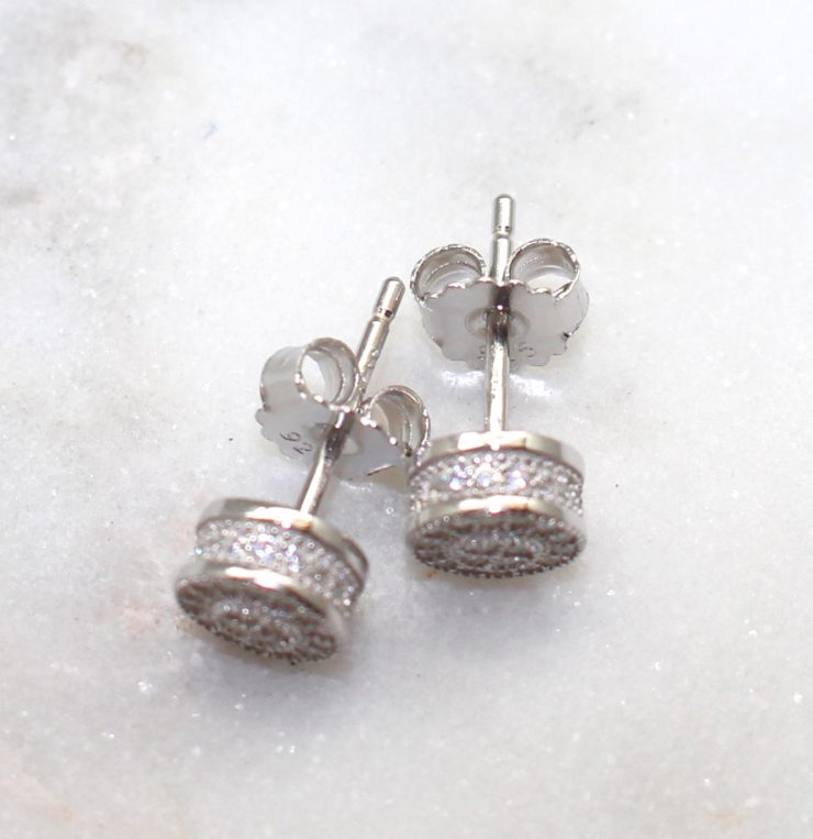 A photo of the Pave Rhinestone Earrings product