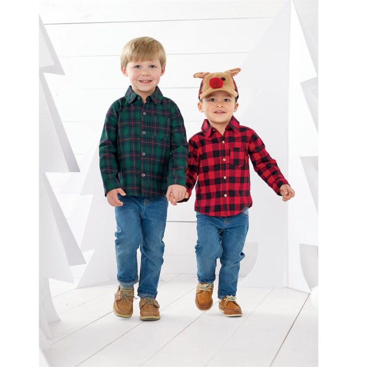 A photo of the Reindeer Buffalo Check Hat product