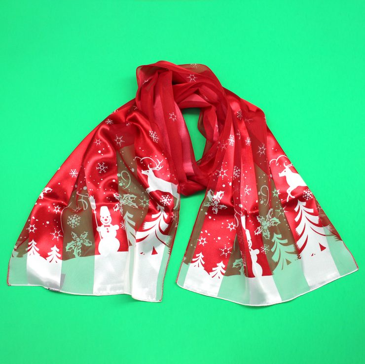 A photo of the Snowy Days Fashion Scarf product