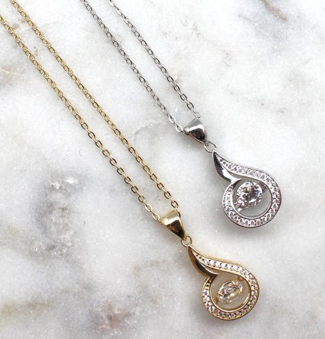 A photo of the Swirly Necklace product