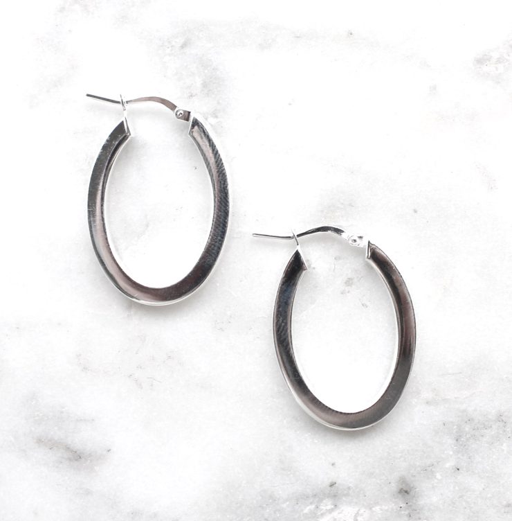 A photo of the Bari Hoop Earrings product