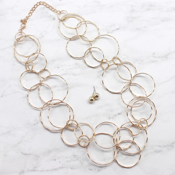 A photo of the Bubble Link Necklace product