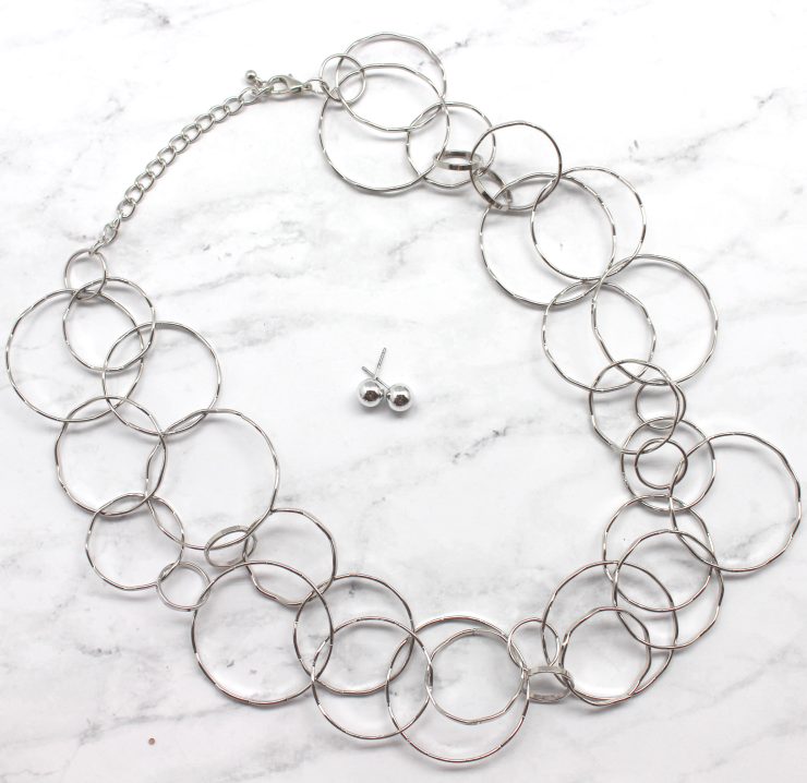 A photo of the Bubble Link Necklace product