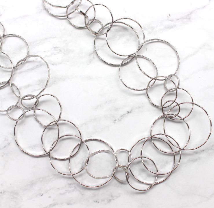 A photo of the Bubble Link Necklace product