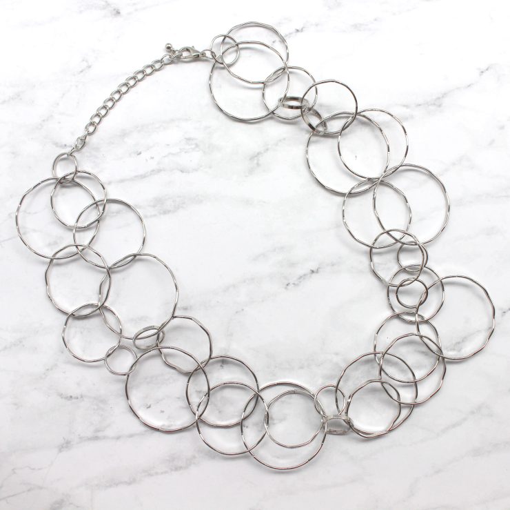 A photo of the Bubble Link Necklace product