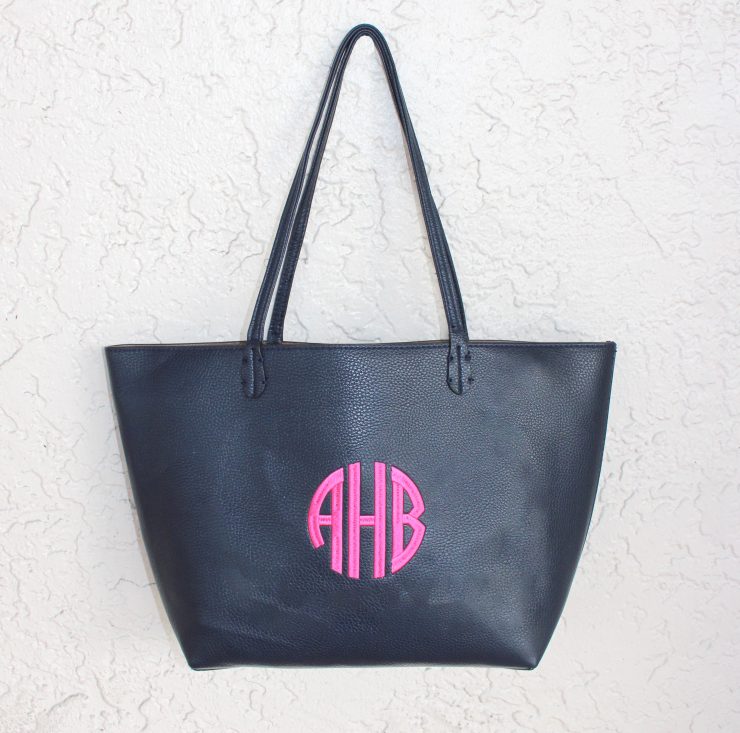 A photo of the Reversible Totes - Monogram Me! product