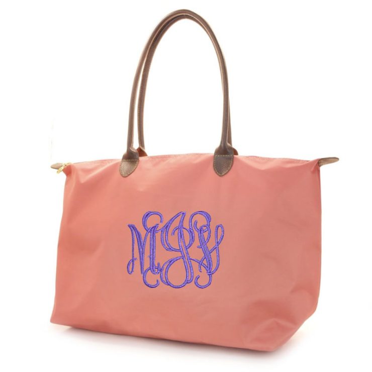 A photo of the Large Nylon Tote - Monogram Me! product