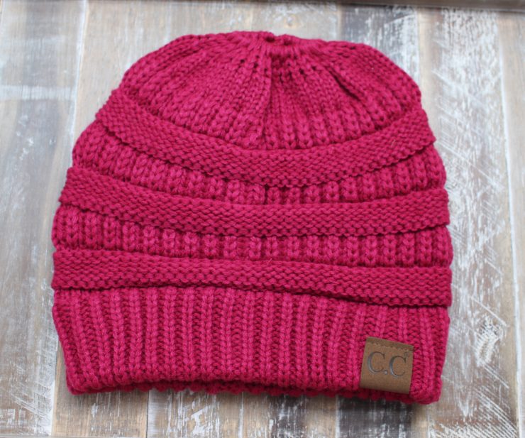 A photo of the Ponytail Beanie product