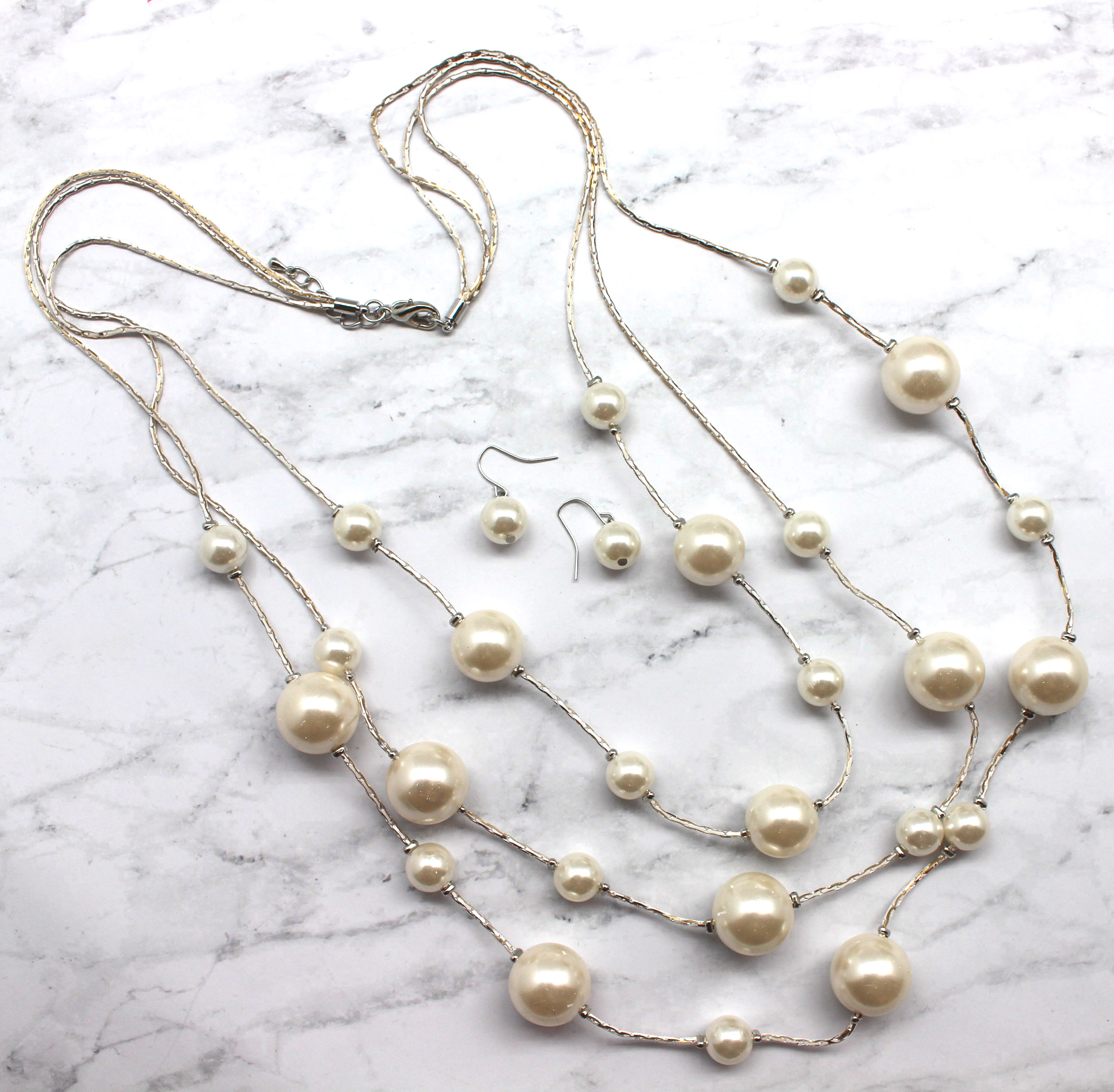 Layers of Pearl Necklace - Best of Everything | Online Shopping