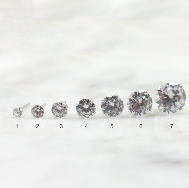 A photo of the Simple CZ Stud product