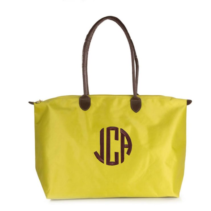 A photo of the Large Nylon Tote - Monogram Me! product