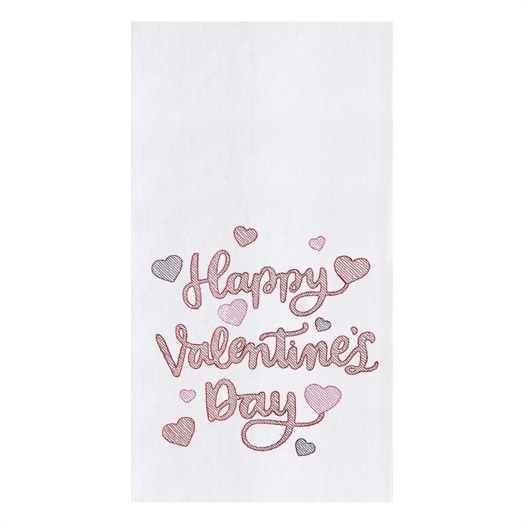 A photo of the Happy Valentine's Day Towel product