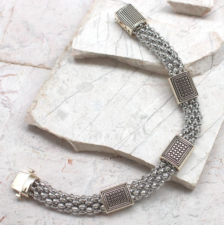 A photo of the Braided Clip Bracelet product