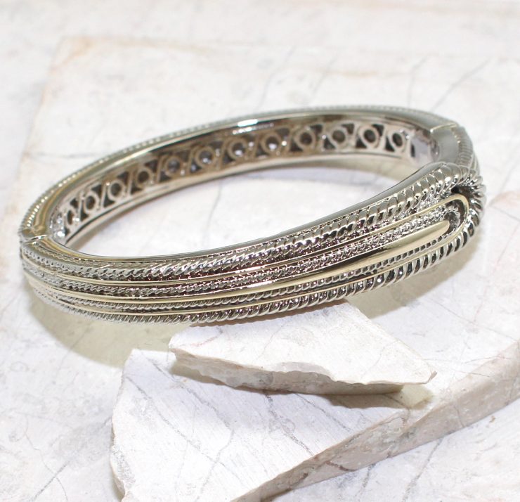 A photo of the Buckle Bangle Bracelet product