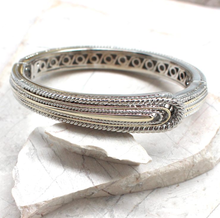 A photo of the Buckle Bangle Bracelet product