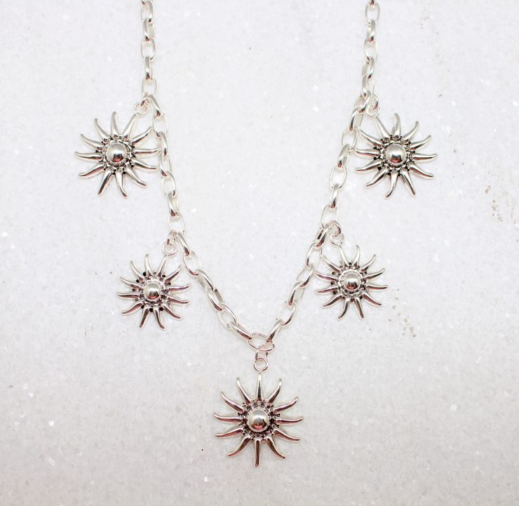 A photo of the Firey Sun Necklace product