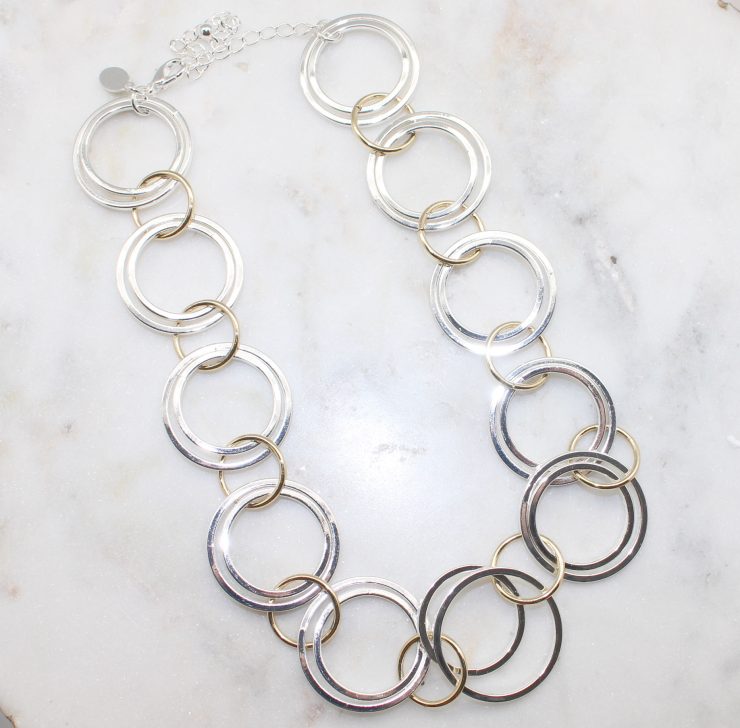 A photo of the Loopy Links Necklace product